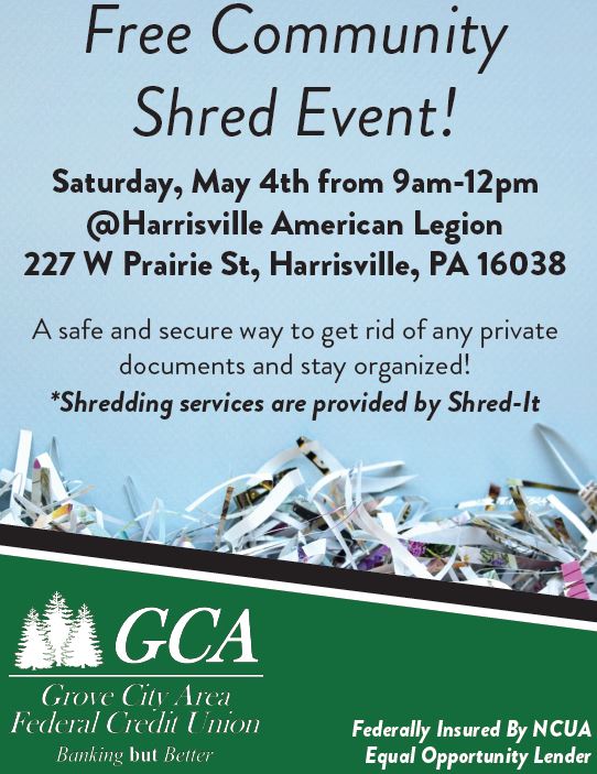 may shred event